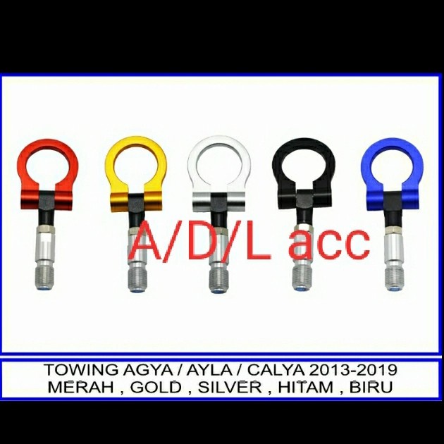 Towing Depan Derek Hook Mobil DAIHATSU AYLA - silver