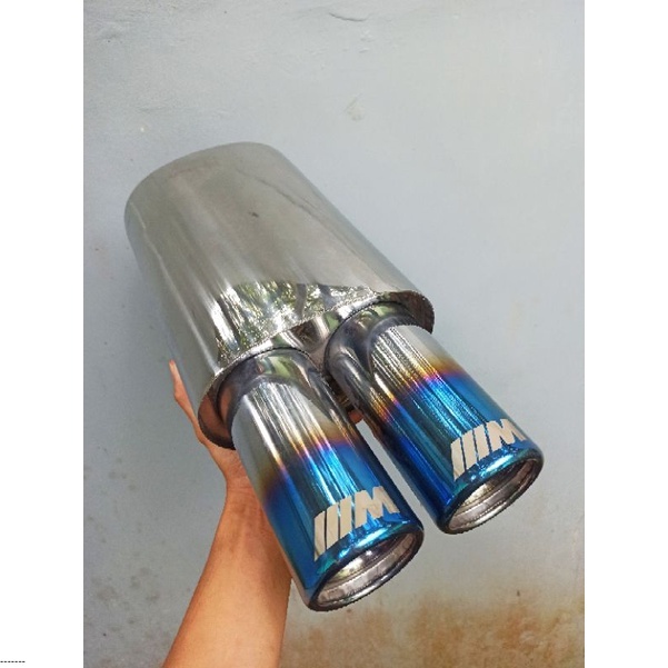knalpot sebring/double power mobil bmw MUFFLER
