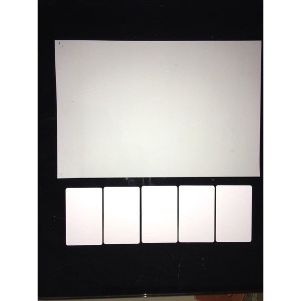 

[DD] Bahan PVC Id card 0,76 sudah potongan, 50 pcs