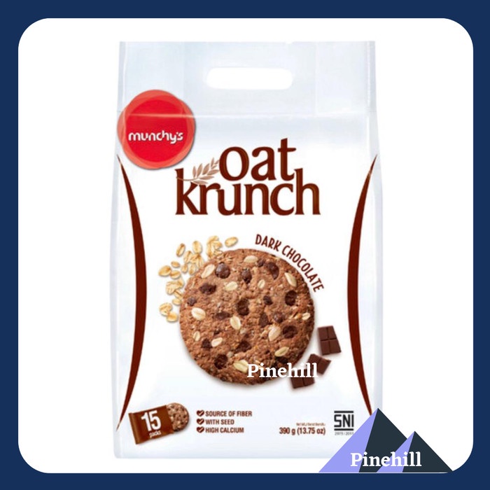 

✨Ready Stok✨ - Munchy's Oat Krunch Dark Chocolate - Munchy Biskuit Gandum Cokelat - STAWBERRY