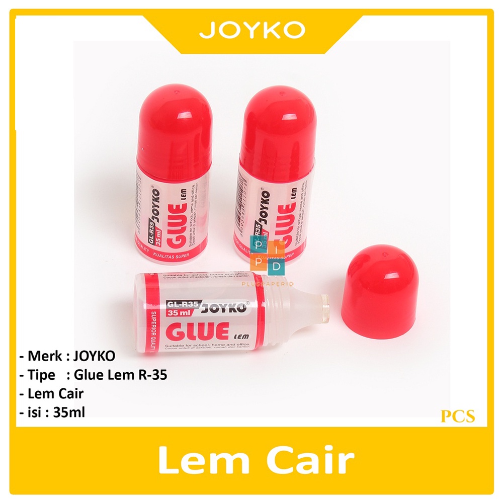 

JOYKO - Lem Kertas Cair Kecil R-35 - Pcs