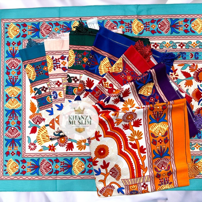 MurMer Terlaris SAJADAH SUEDE TURKI/SAJADAH KALEP TIPIS MURAH 70X110 - grosirRANDOM, lebar 70x110