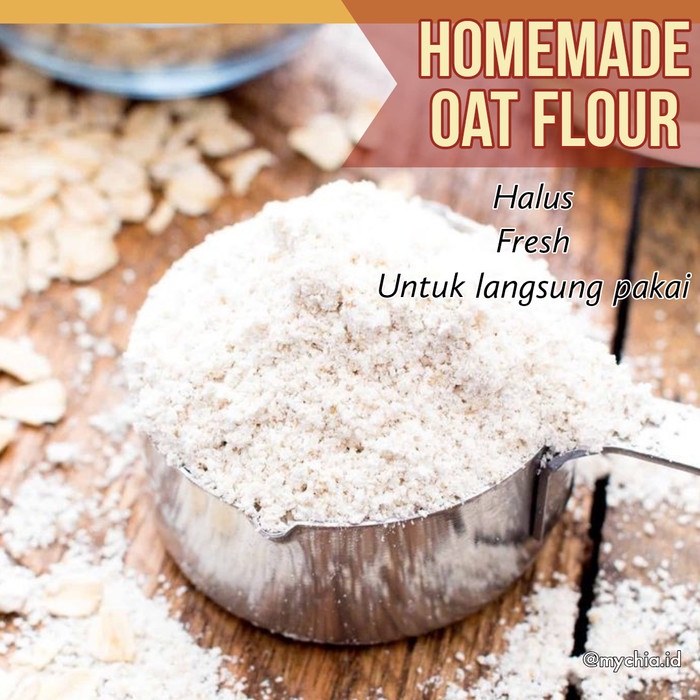 

BEST SELLER Homemade Oat Flour 1kg Tepung Oats Powder - super halus