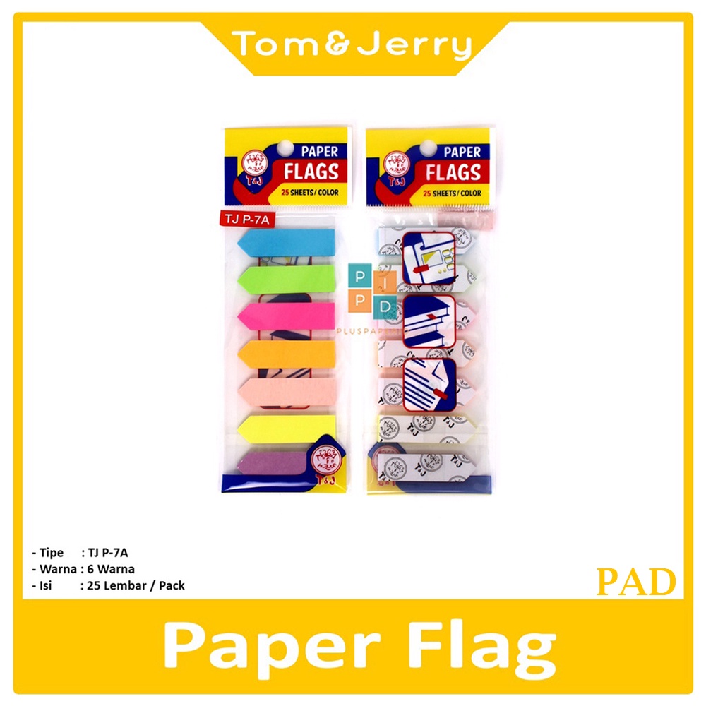 

TOM & JERRY - Label Sticky Notes Paper Flags TJ P-7A - Pad