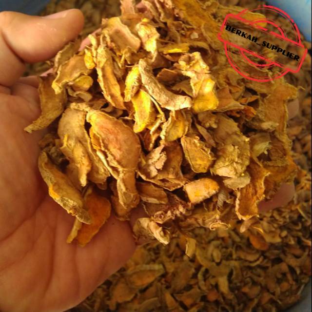 

Kunyit Kuning Kering 1kg - Kunir Kuning Iris Rajang Kering