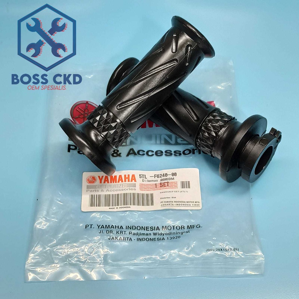 Hand Grip Handfat Karet Stang Handgrip Assy Motor  Mio Sporty Smile Soul Nouvo Fino Karbu 5TL