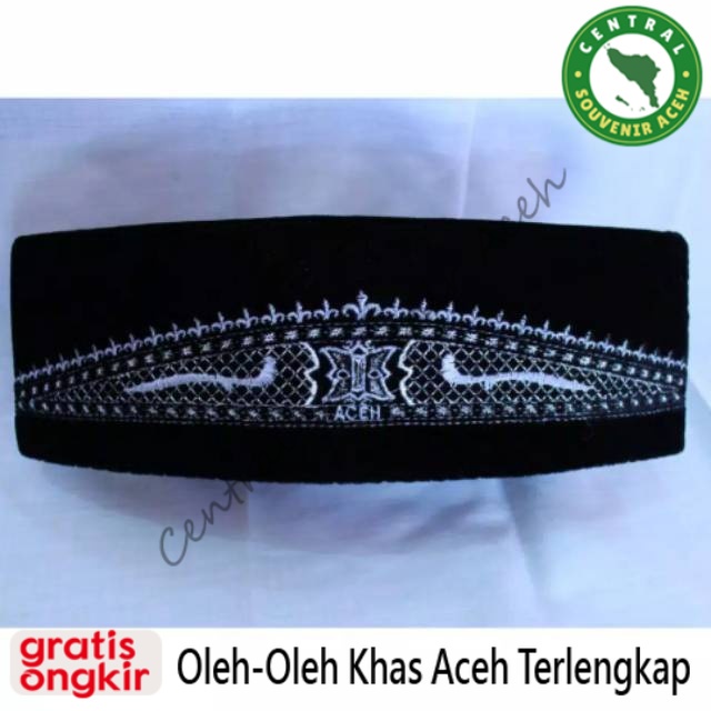 PECI ACEH RENCONG PINTU ACEH PUTIH/ SONGKOK ACEH BORDIR