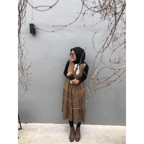 Goldie Tunik by caramel hijab / midi tunik