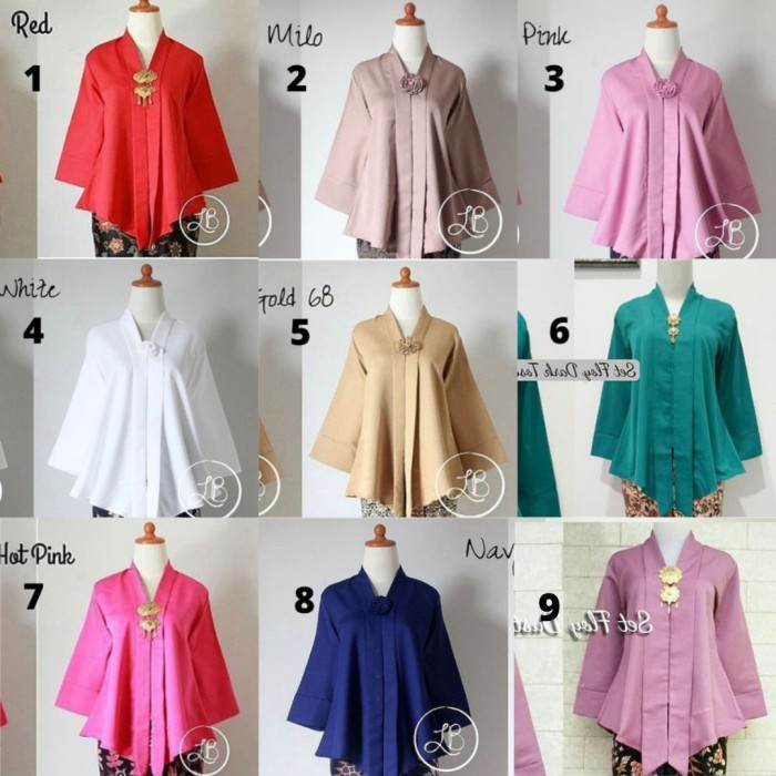 

New COD Atasan Kebaya Floy Kutu baru Bandage Red