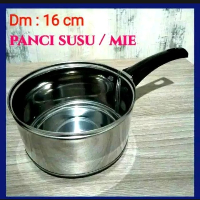 panci stainless 16cm/ panci rebus/ panci susu/ panci indomie stainless