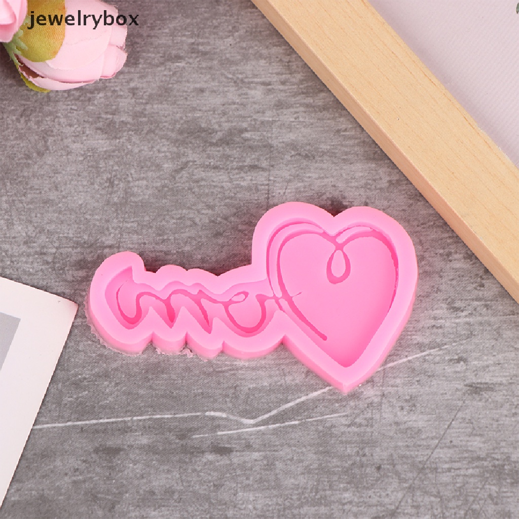 [jewelrybox] Mother's Day Cetakan Silikon Cinta Keluarga Dekorasi Kue DIY Dapur Alat Kue Butik