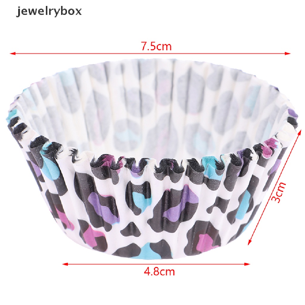 [jewelrybox] 100 Pcs Cupcake Liner Kue Muffin Cetakan Kue Ulang Tahun Pesta Dekorasi Butik