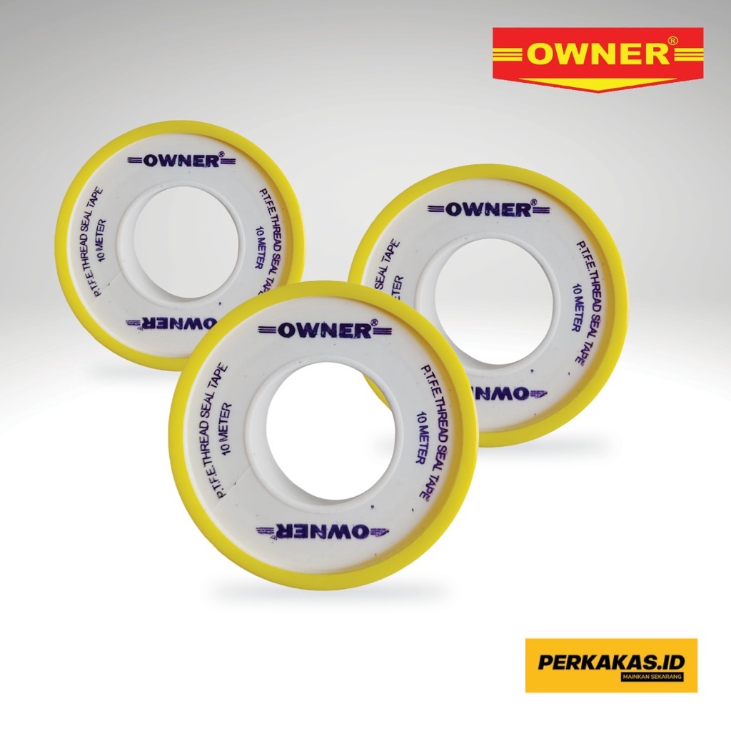 OWNER ORIGINAL SEAL TAPE AIR / SELTIP / ISOLASI AIR / ISOLASI KRAN