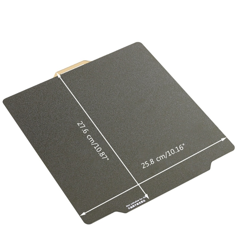 Zzz Untuk Bambu Lab x1 P1P Build Plate PEI 276x258mm Ditingkatkan Dua Sisi Bertekstur PEI Spring Sheet 3D Printer Part
