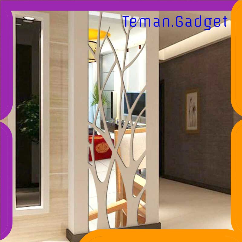TG -  ART SOLEDI Sticker Cermin Dekorasi Dinding 3D Acrylic 1000 x 280 mm - SL100