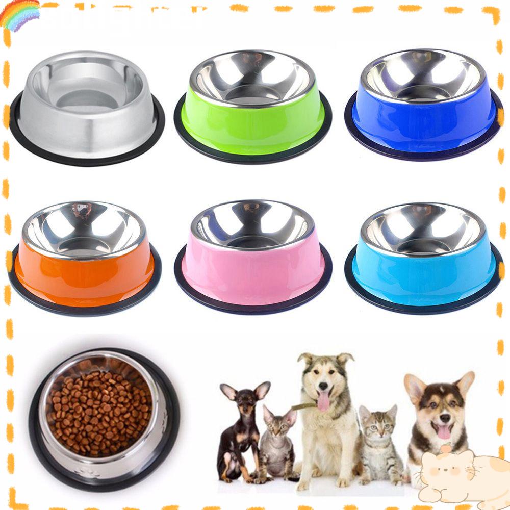 Solighter Pet Bowl Rumah Outdoor Perlengkapan Hewan Peliharaan Perjalanan Makan Anjing Kucing