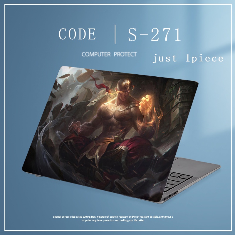 1pc Universal Bebas Potong COD Menyesuaikan 12 13 14 15.6 Inch Cover Laptop Stiker Skin Untuk Lenovo V15 G3 Ideapad S145 Quote Berkatan Kata Lembaran Decals