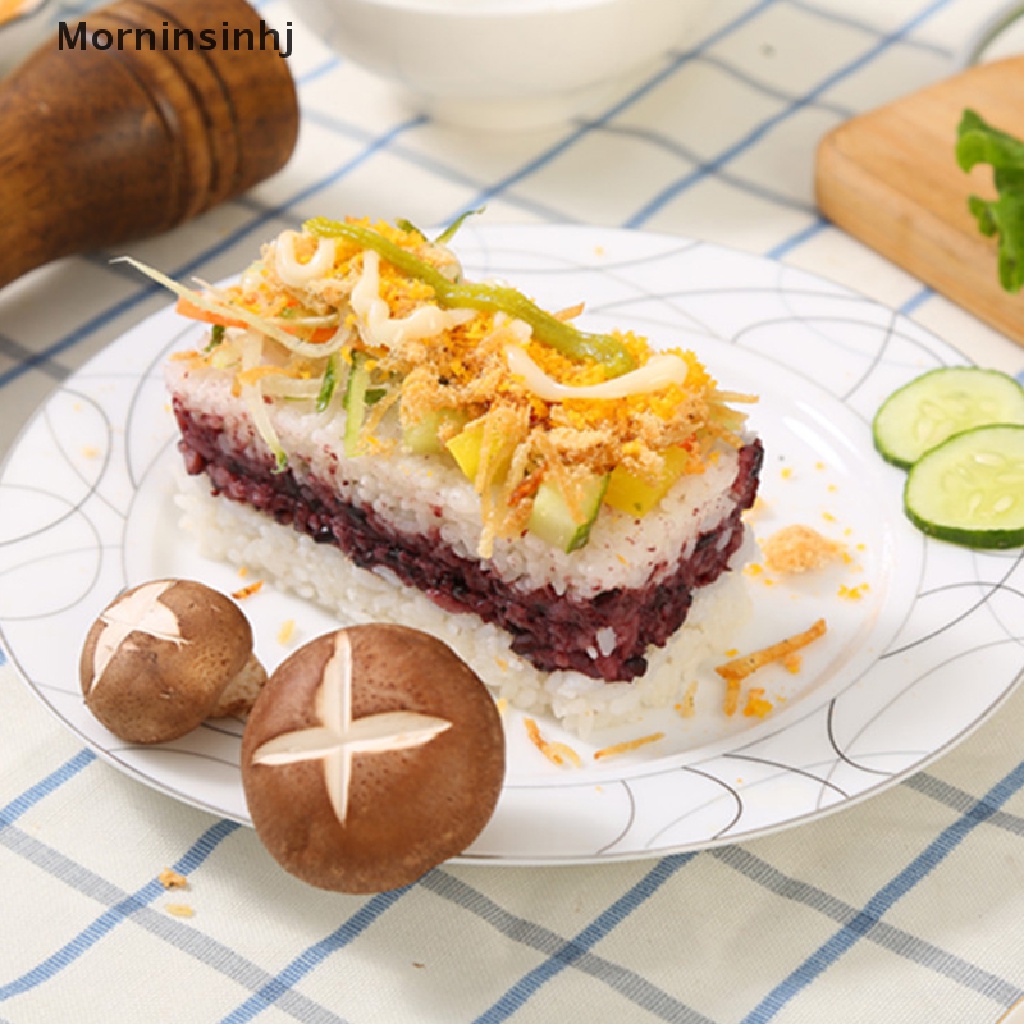 Mornin Rectangle Sushi Rice Ball Cetakan Dapur Makanan Gadget DIY Bento Tools id