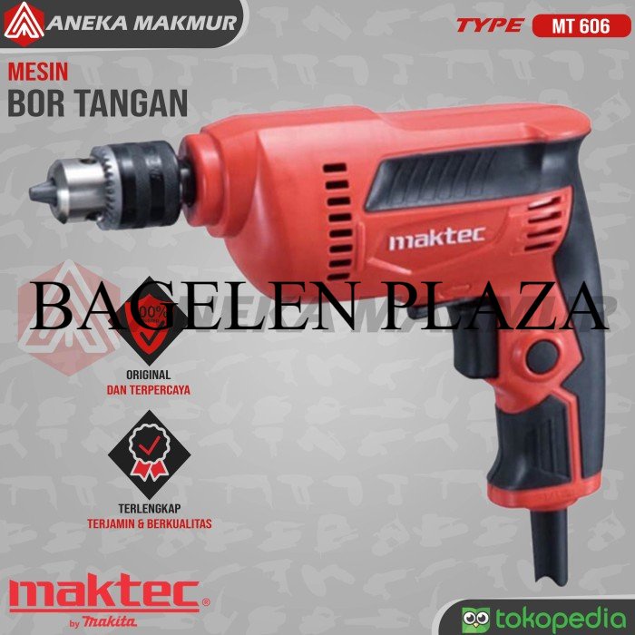 Obral Mesin Bor Tangan Maktec MT 606 450 Watt 10 MM MT606