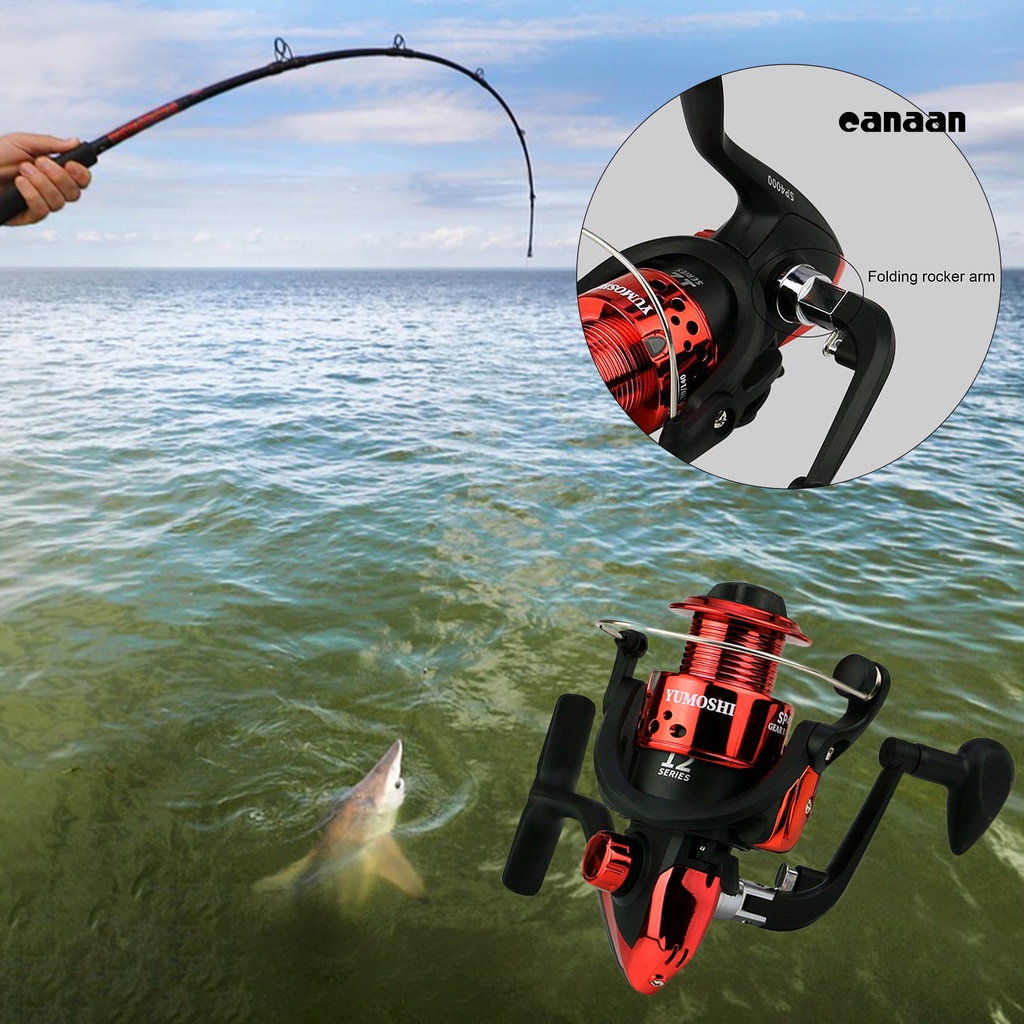 Cnn-spinning Reel Kuat Dan Kokoh Nyaman Kekuatan Tinggi Tahan Air Compact Alat Pancing Anti-Retak Operasi Sederhana Portable Roda Pancing Laut Untuk Memancing Malam Hari