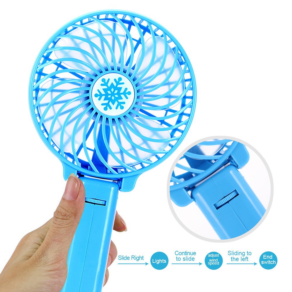 [BISA COD] Kipas Angin Tangan  Handy Mini Fan Recharger