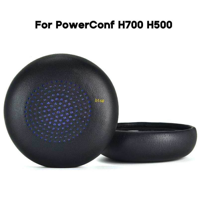 Bt Soft Earpads Untuk PowerConf H700 H500 Headphone Ear Cushions Elastis Earpads Headphone Memory Sponge Sleeves Ear Pads