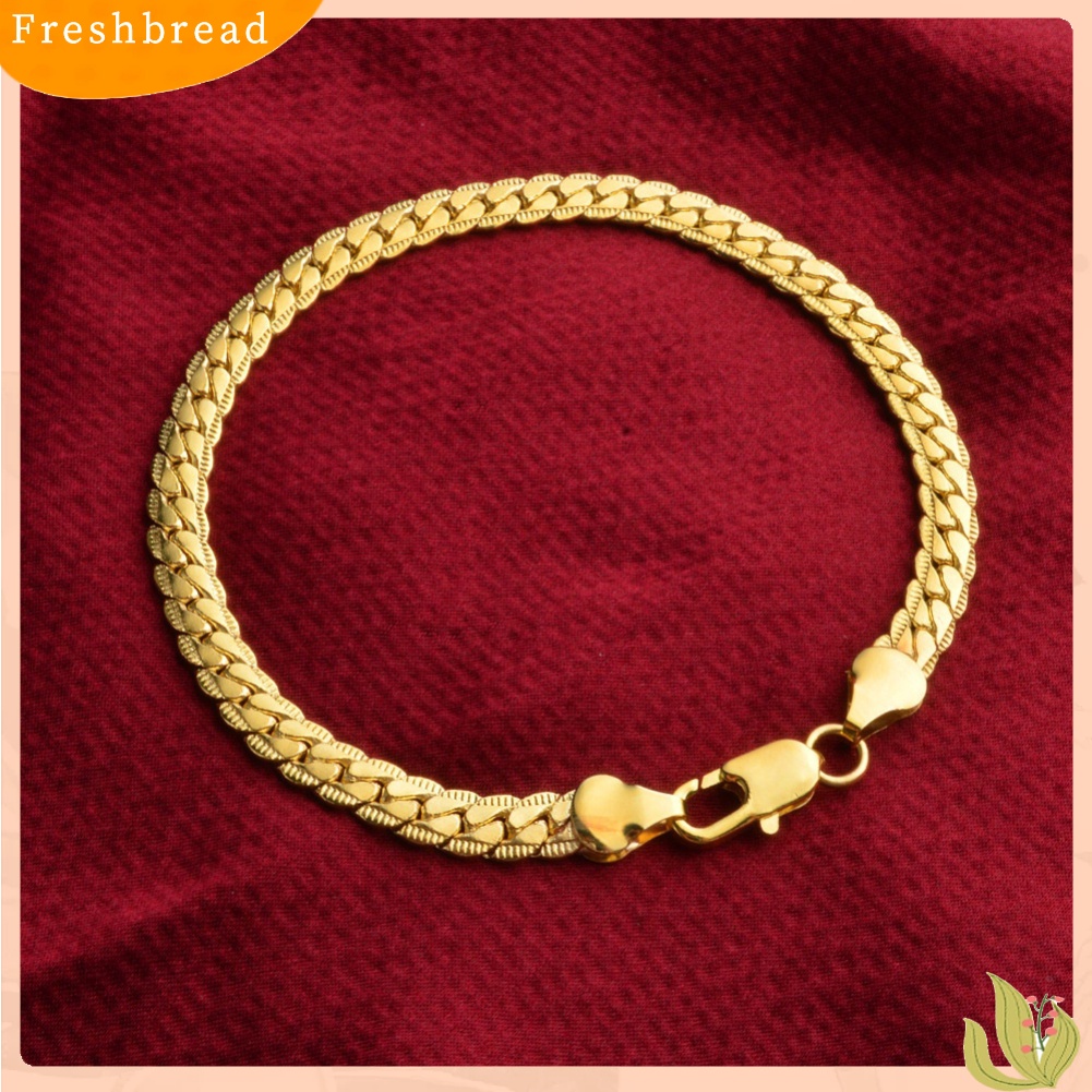 &lt; Freshbread &gt; Pria Wanita DIY Perhiasan Tangan Butik Fashion Rantai Samping Pesta Tanggal Gelang