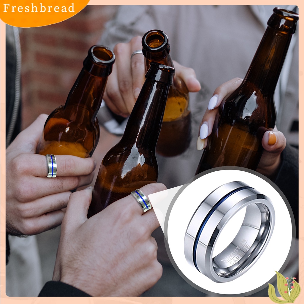 &lt; Freshbread &gt; Cincin Pembuka Bir Eye-catching Cincin Pembuka Botol Logam Tahan Lama Perlengkapan Bir Untuk Pesta