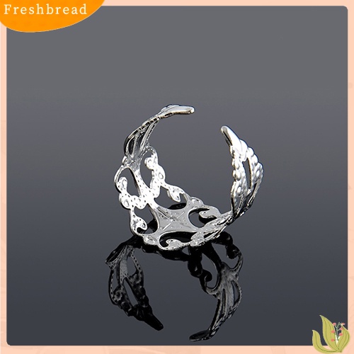 &lt; Freshbread &gt; Fashion Wanita Berongga Adjustable Perhiasan Pantai Cincin Ujung Terbuka Untuk Hadiah Pesta