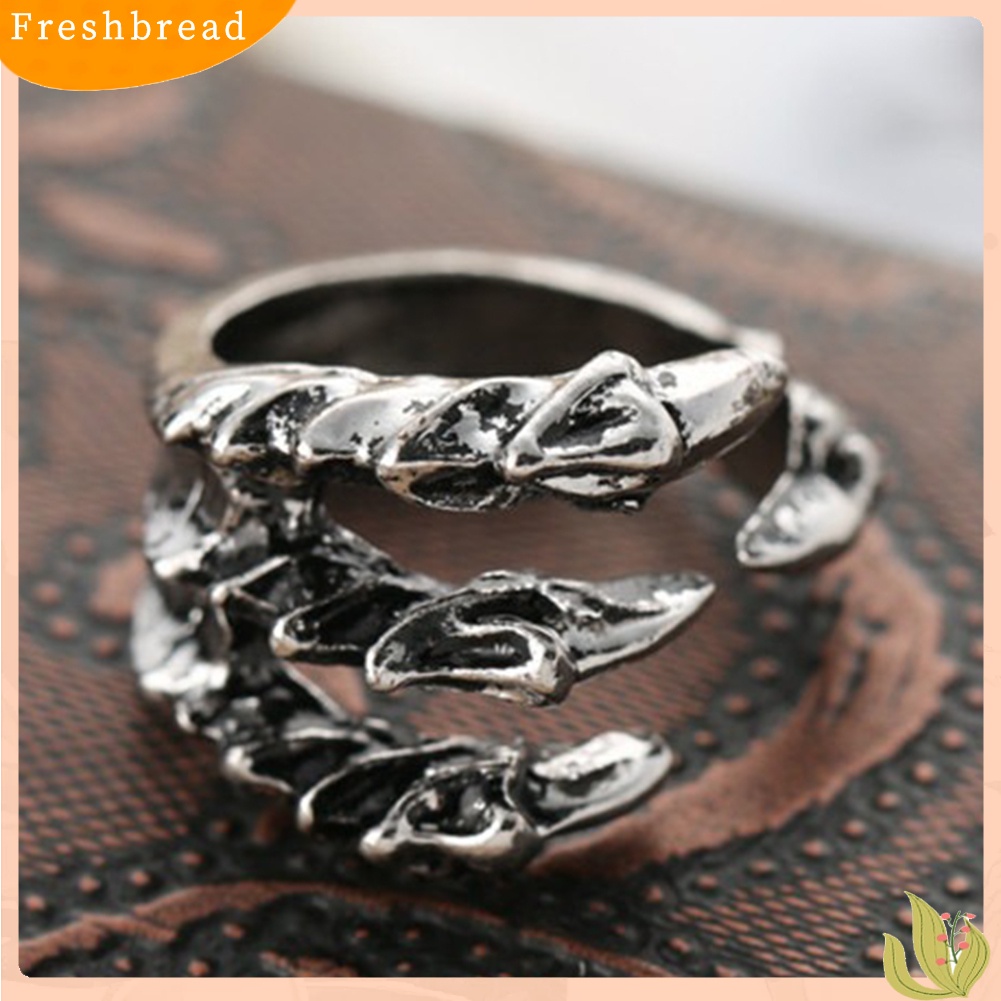 &lt; Freshbread &gt; Pria Wanita Vintage Eagle Claw Open Finger Ring Adjustable Rocker Perhiasan Hadiah