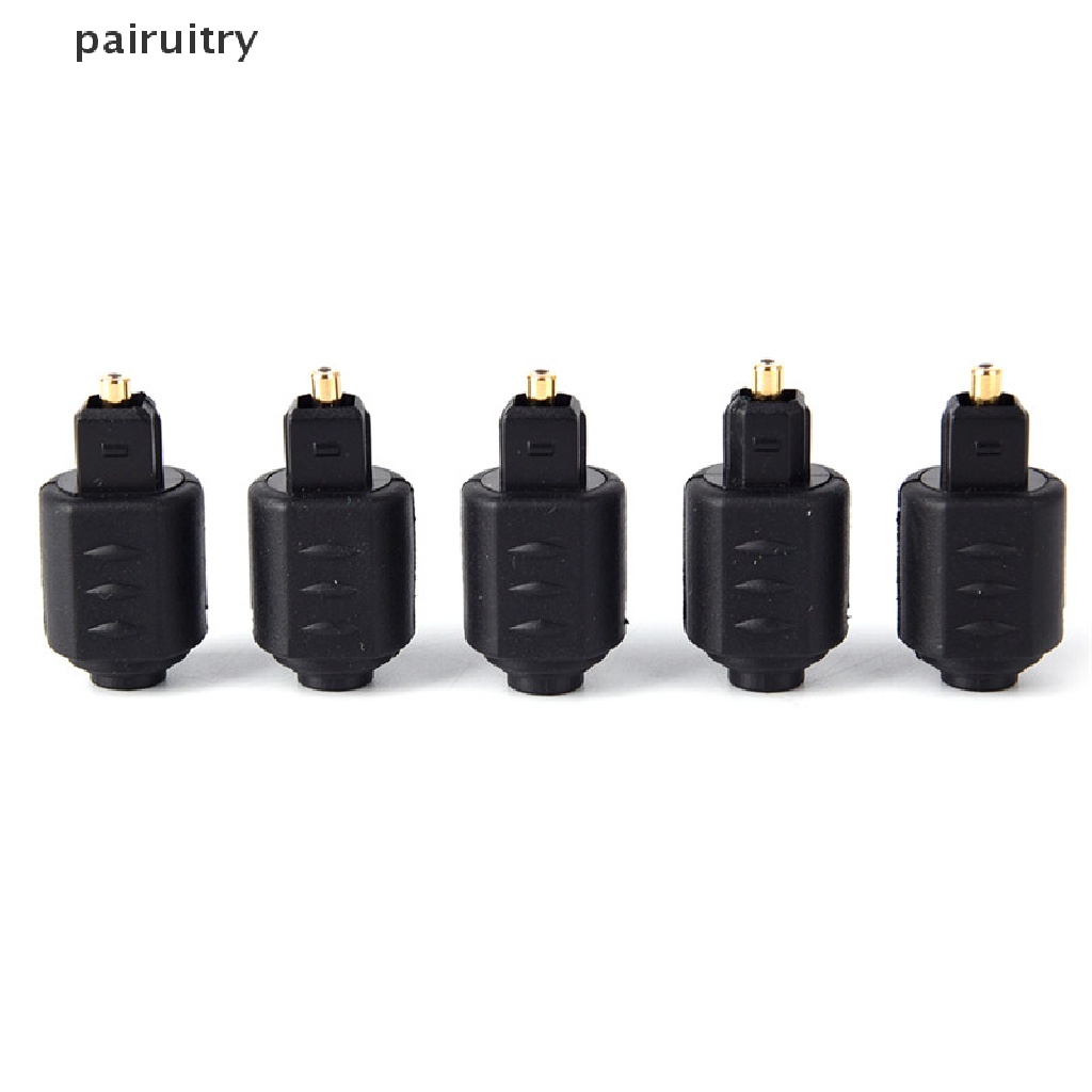 Prt Mini Adapter Audio Optik Colokan Jack Female 3.5mm Ke Digital Toslink Male PRT