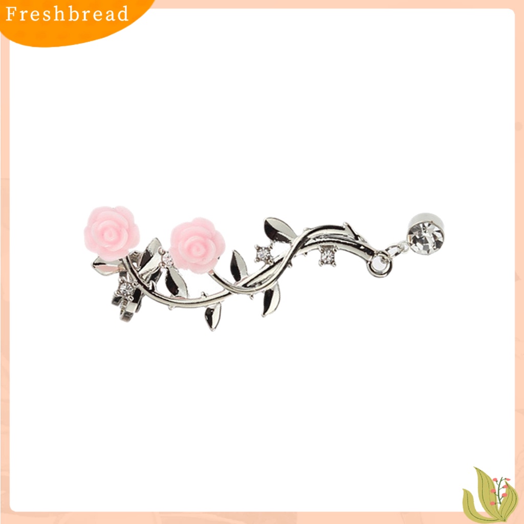 &lt; Freshbread &gt; Anting Cantik Pendaki Crawler Bunga Mawar Anting Cabang