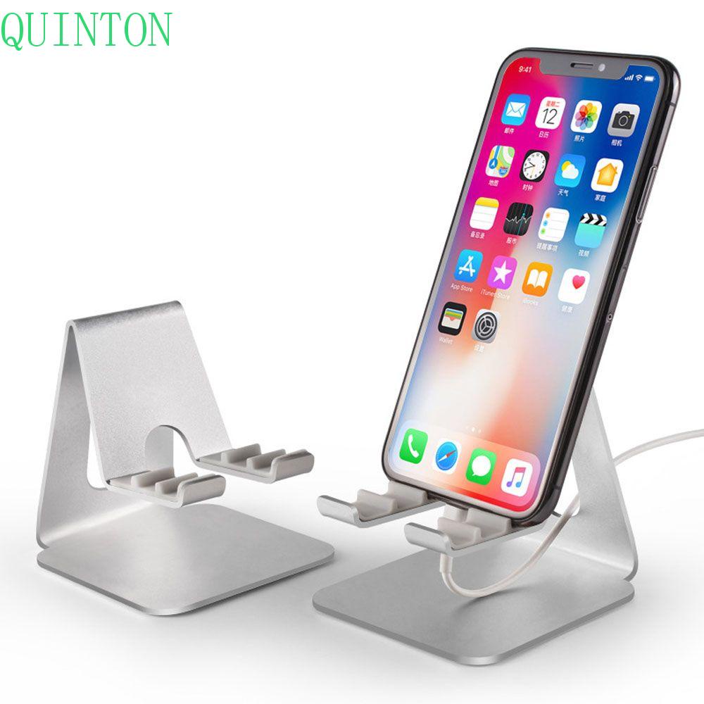 Quinton Stand Holder / Dudukan Ponsel / Tablet Model Lipat Bahan Metal Portabel Adjustable