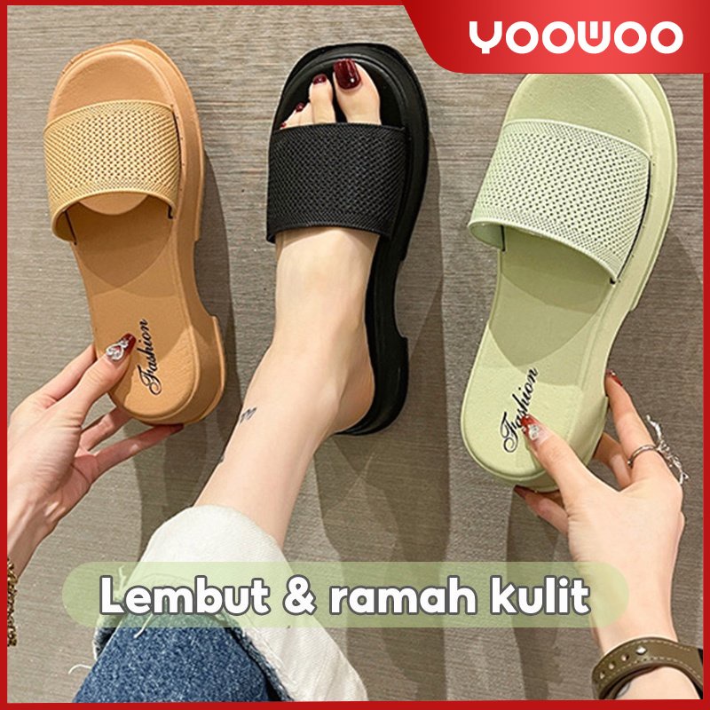 Sandal slop / sandal jalan / sandal musim panas / wedges
