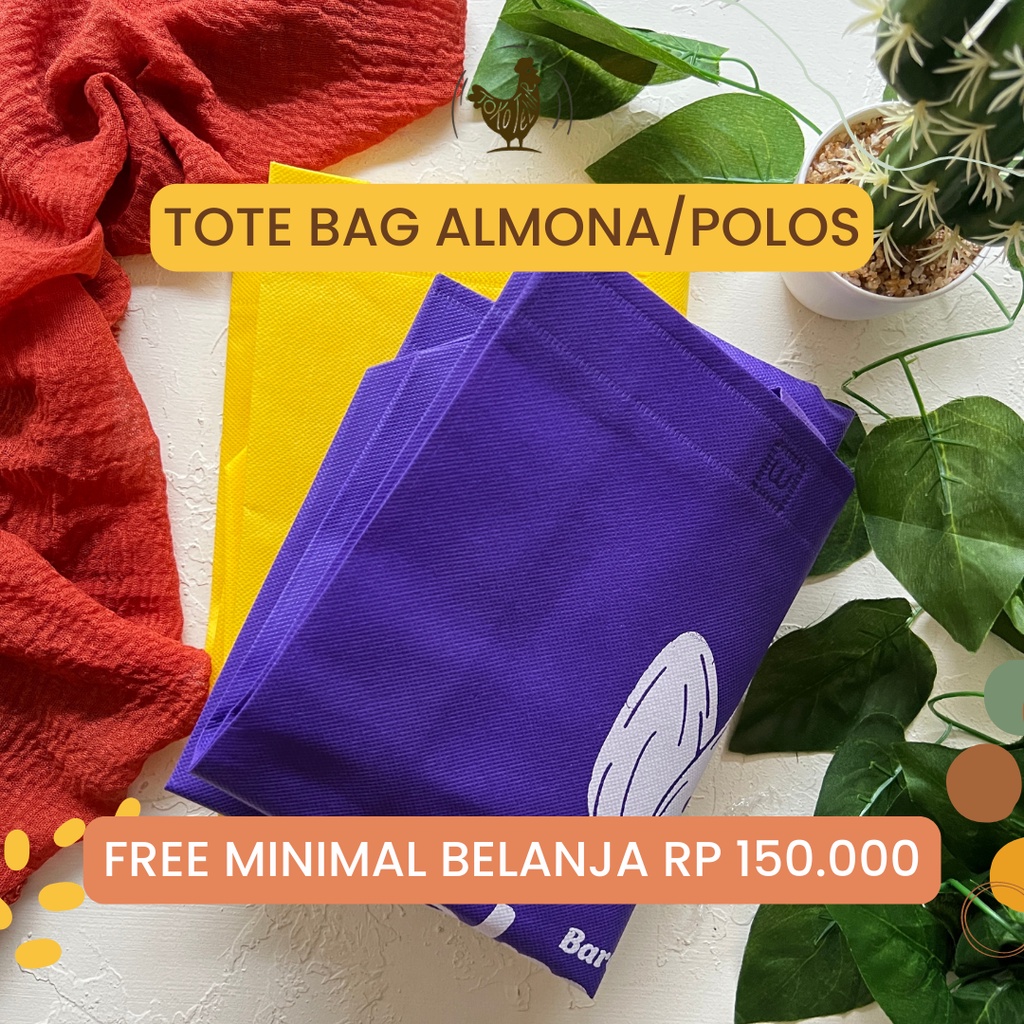 [FREE GIFT] - Hadiah TOTEBAG / Tas Belanja / Tas Goodie Bag / Tas Serut | NOT FOR SALE