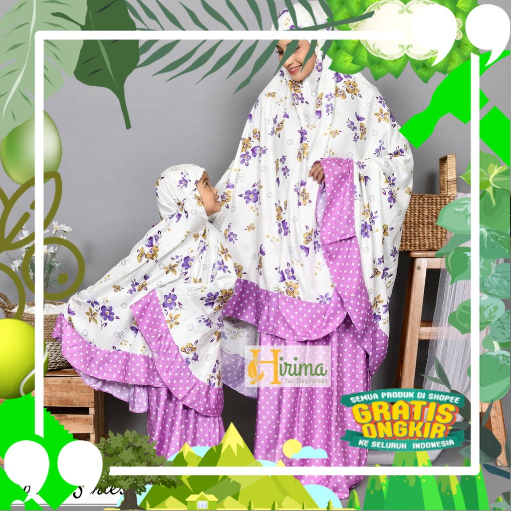 baju sholat wanita muslimah mukena dewasa anak adem bisa copelan/ edisi lebaran2023