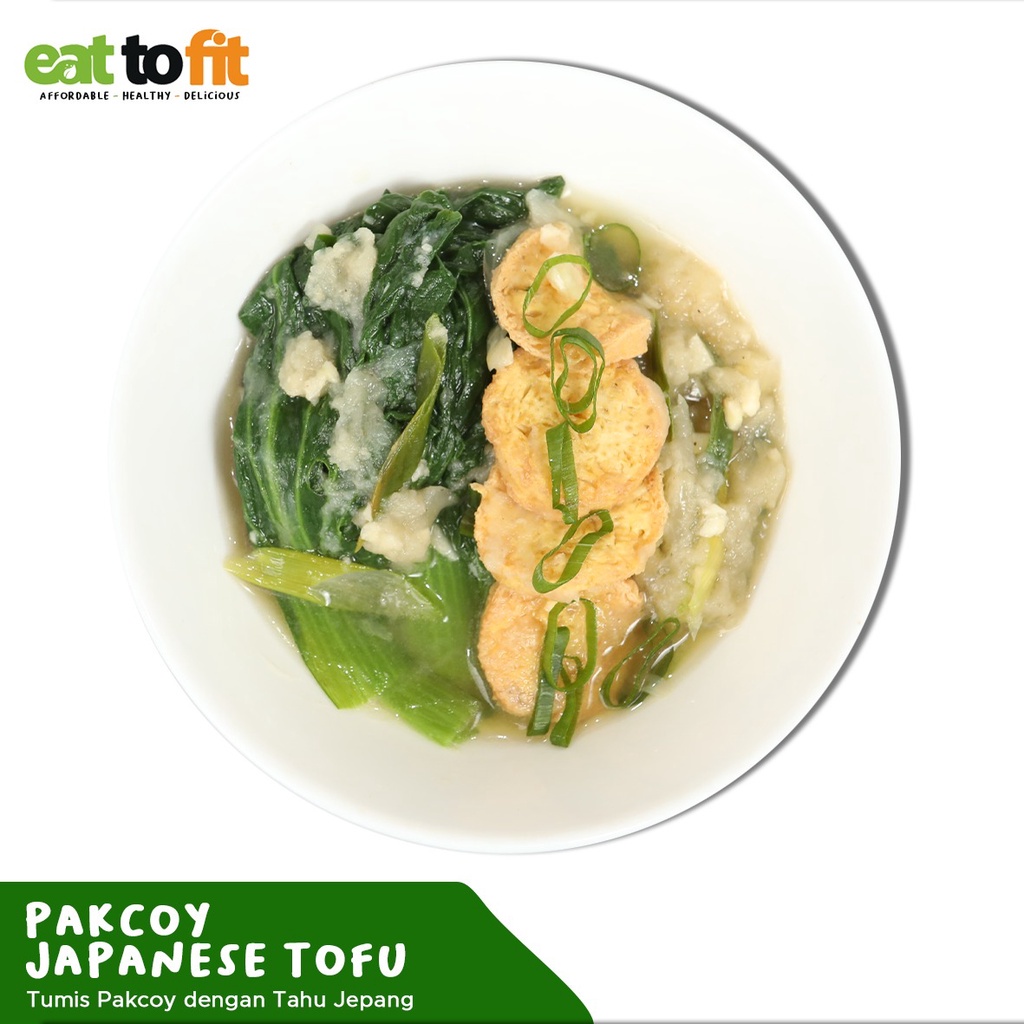 EAT TO FIT PAKCOY JAPANESE TOFU - 100 gr / FROZEN FOOD MAKANAN DIET