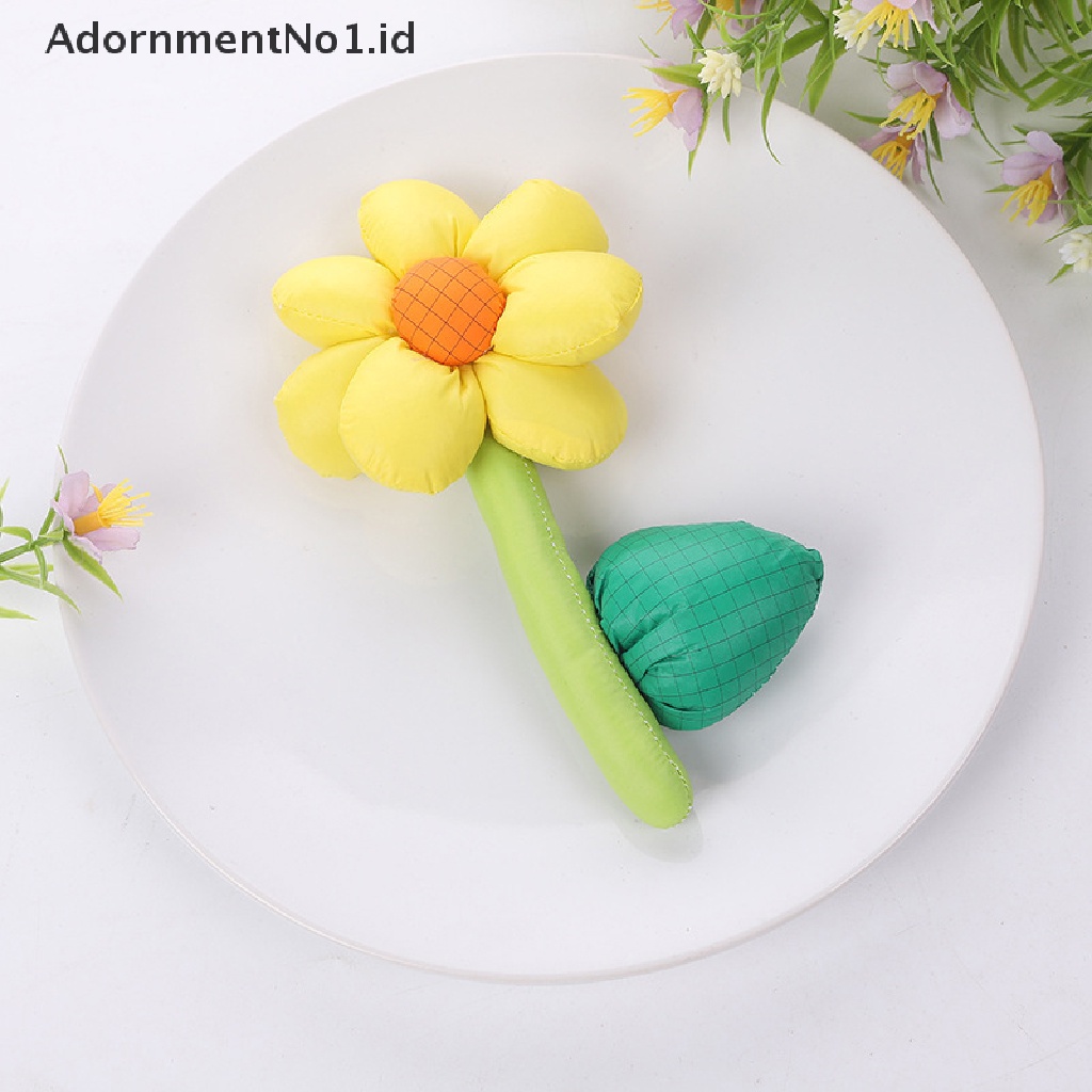 [AdornmentNo1] 1pc Bunga Matahari Kain Katun art Korsase DIY Aksesoris Koper Dekoratif [ID]