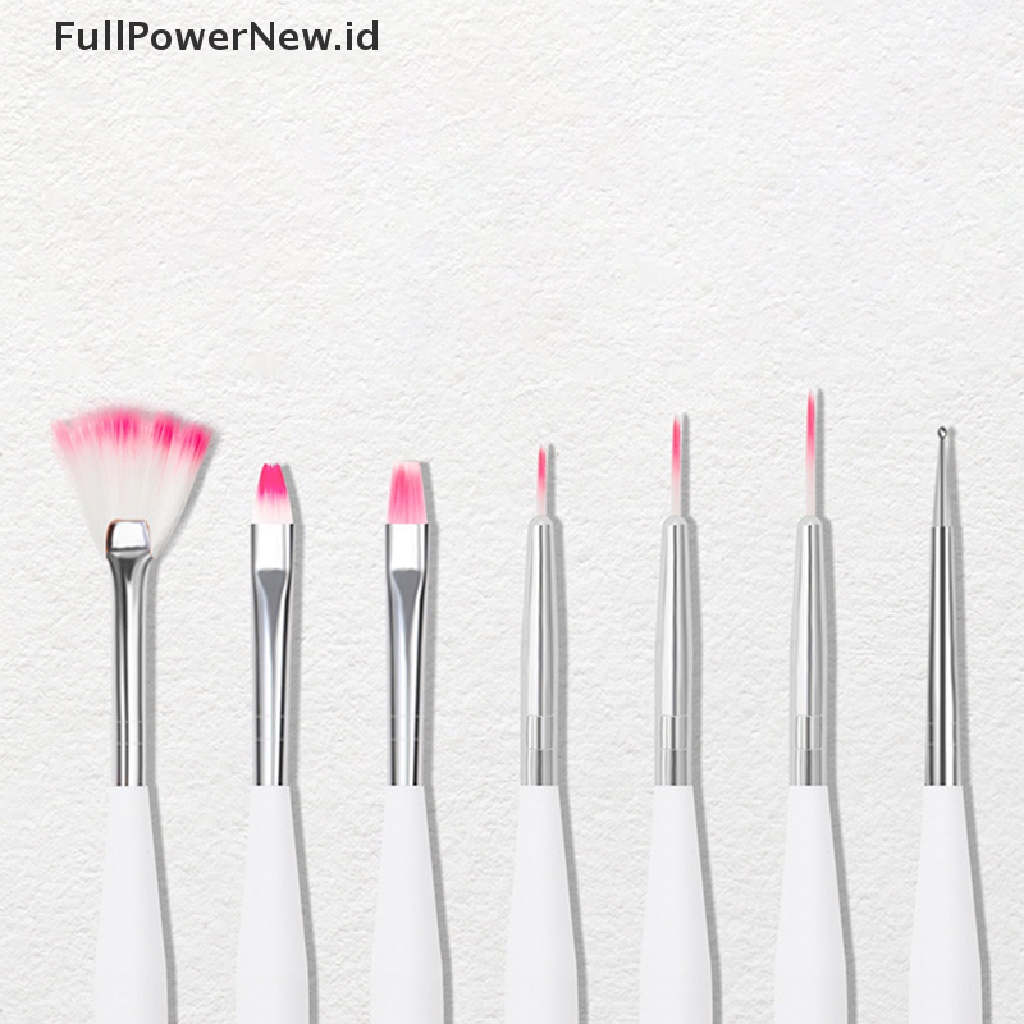 Power 7Pcs/Set Nail Art Pen Tips UV Gel Paing Brush Manicure Set Nail Art Tools ID