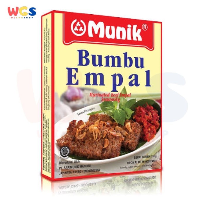 Munik Bumbu Empal Marinated Fried Beef Seasoning 110g - Halal