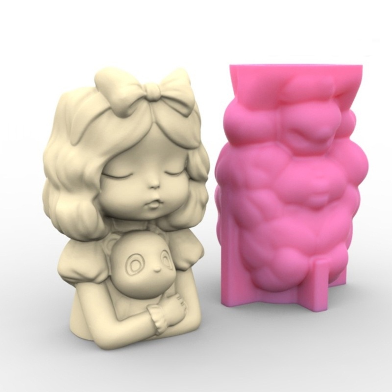 Siy Diy Pot Bunga Cetakan Silikon Kotak Penyimpanan Cetakan Resin Cetakan Beton Gypsum