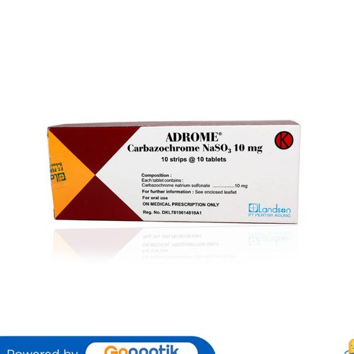 ADROME 10 MG BOX 100 TABLET