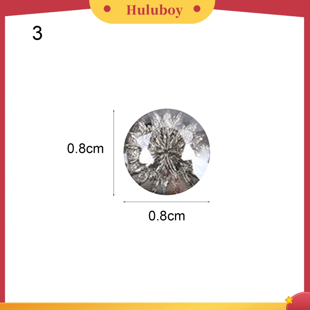 {In Stock} Nail Glitter Transparan Indah Bersinar Rhombic Rhinestone Nail Dekorasi Untuk Salon Kecantikan