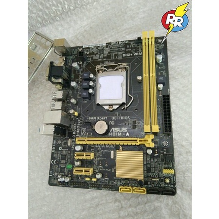 Motherboard Mobo Mainboard Asus H81M-A Socket 1150 gen 4 ada HDMI Murah