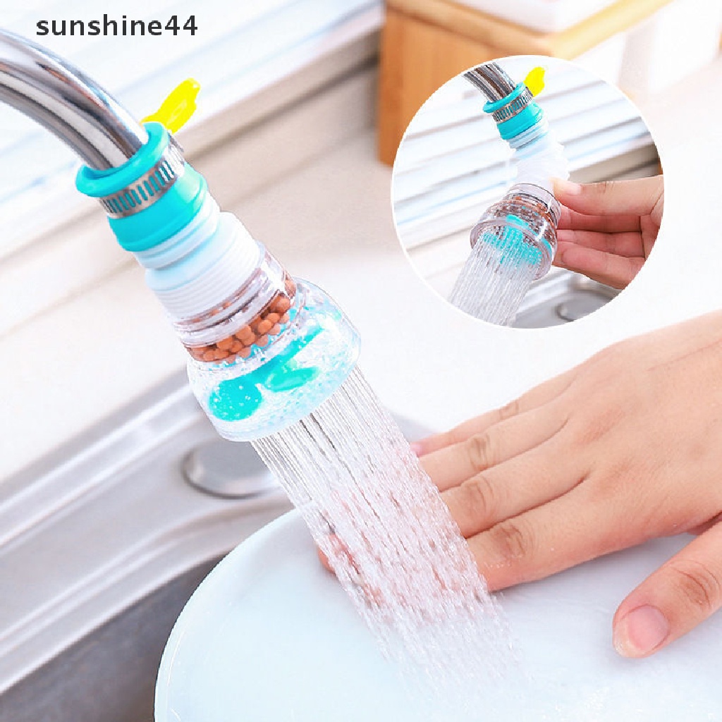 Sepatu Sunshine360° Rotag Faucet Booster Shower Alat Pemanjang Keran Wastafel Dapur Filter Air ID