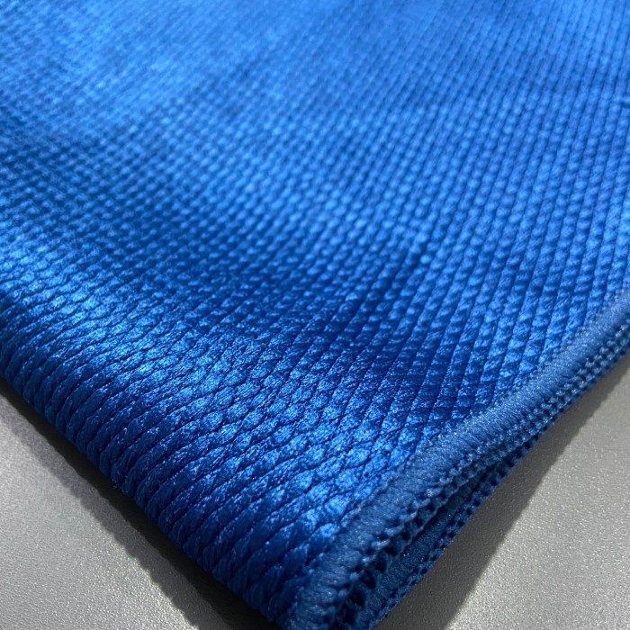 Microfiber Diamond Glass Towel - Kain Pembersih Kaca Bebas Serat