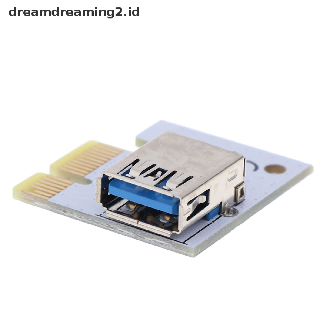 (hot) Usb 3.0 PCI-E 1X Ke 16X Kabel Ekstensi Mining PCI-E Extended Line Card Adapter//