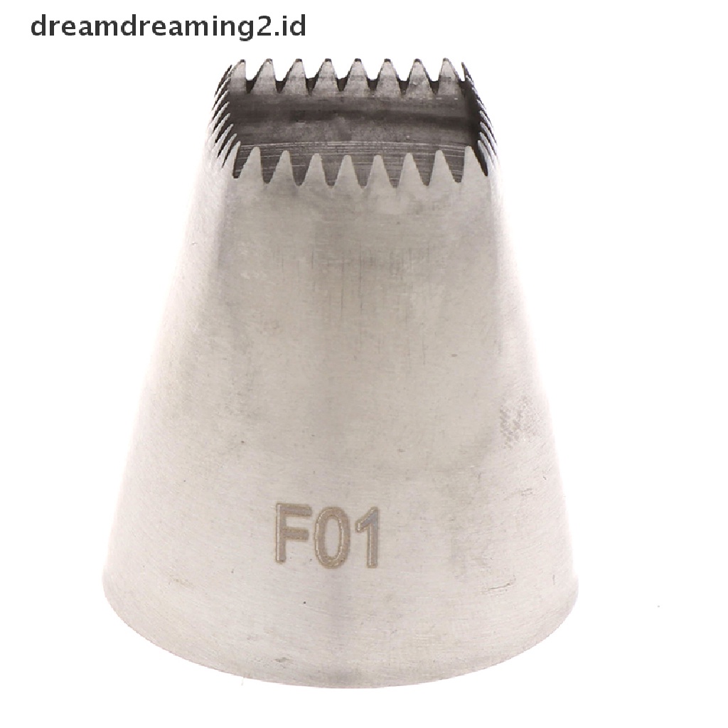 (hot) 3 Pcs Persegi Hati Icing Piping Nozzle Rusia DIY Cream Kue Pastry Tips Alat//