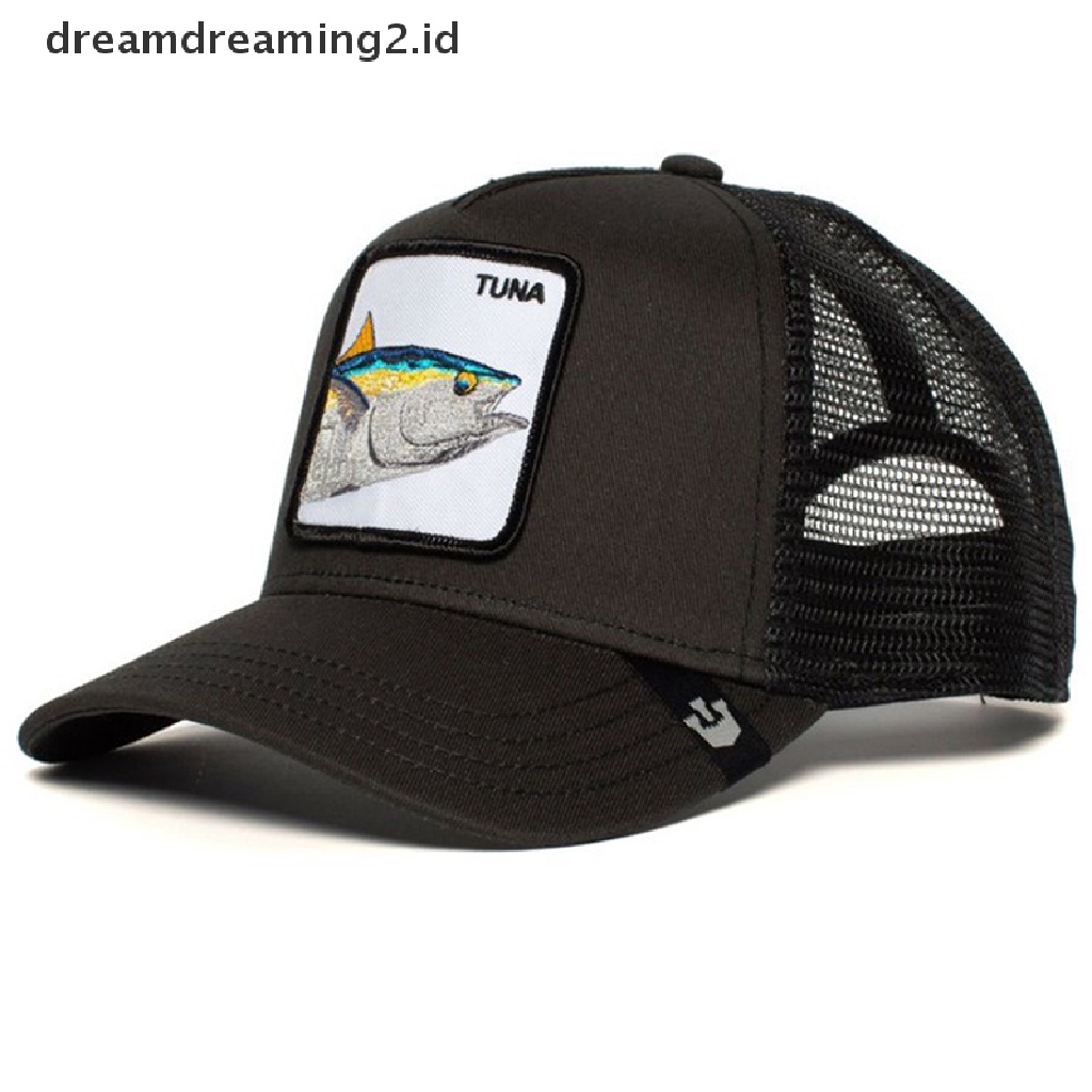 (hot) Topi Jaring Animal Farm Trucker Baseball Cap Topi Ayah Snapback//