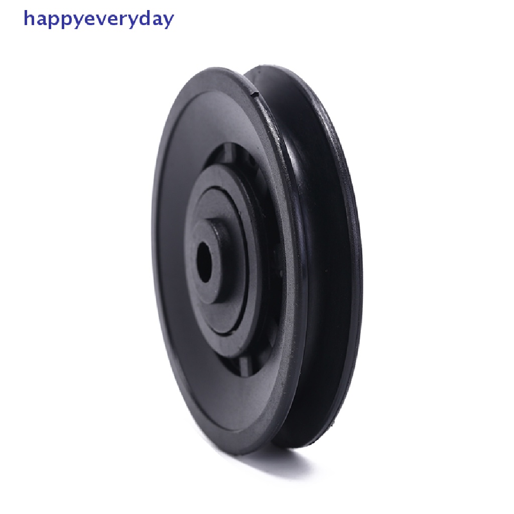 [happy] 1pc 90mm Hitam Bantalan Pulley Roda Kabel Peralatan gym Bagian Wearproof gym kit  [ID] Baju Kaos Distro Pria Wanita Lengan Panjang [ID]